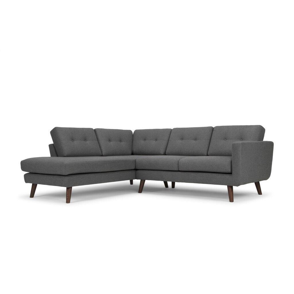 Sofa nỉ phòng khách 2.8m, đệm ngồi bọc nỉ