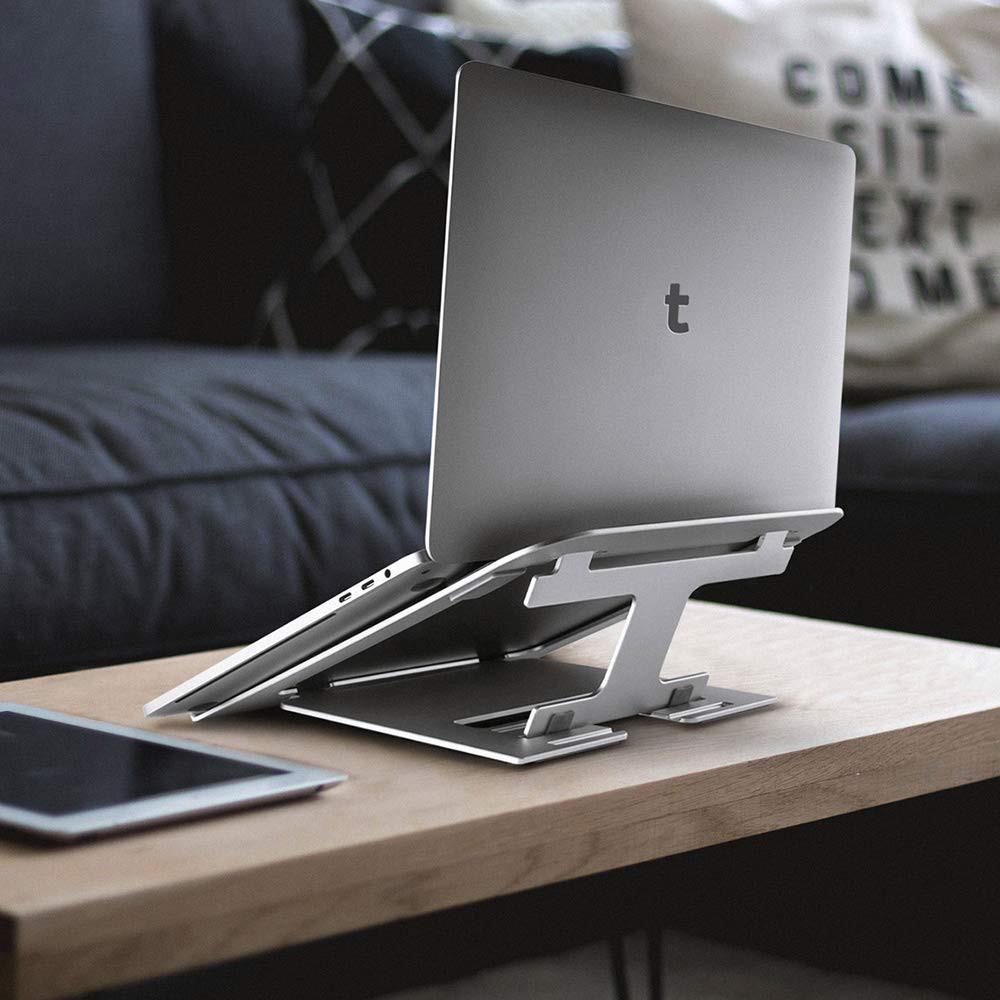 Đế tản nhiệt Tomtoc Alumium Foldable for Macbook/Laptop 11&quot; -15.6 inch