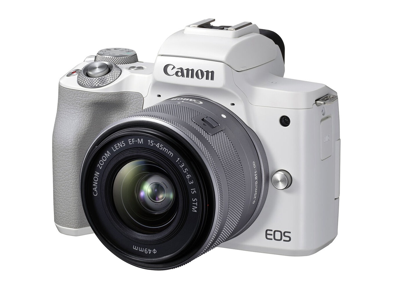 Canon EOS M50 Mark II + Kit 15-45mm (Đen/Trắng) (Hàng Chính hãng Lê Bảo Minh)