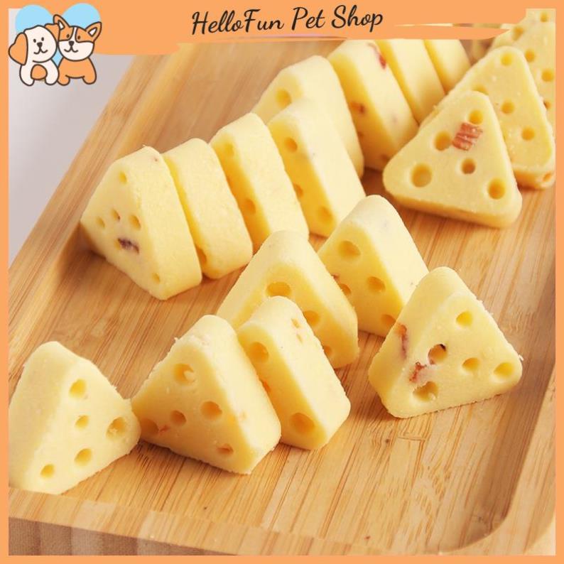 Phô mai siêu thơm ngon, béo ngậy, giàu dinh dưỡng cho chó mèo, chuột hamster