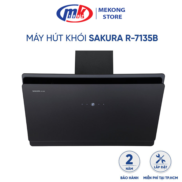 Máy Hút Khói SAKURA R-7135B Treo Tủ Kệ, Lọc Than Hoạt Tính - Hàng Chính Hãng