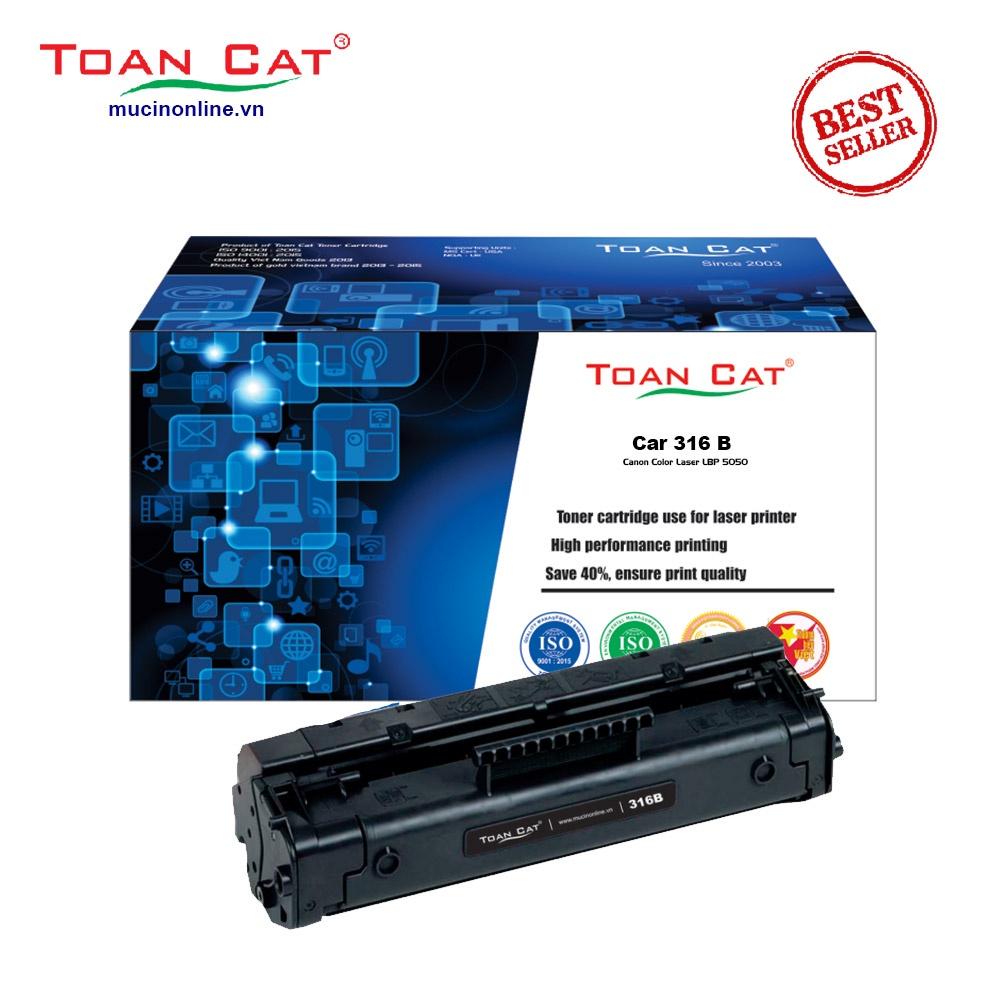 Hộp mực in Toàn Cát Cartridge 316 B/M/Y/C dùng cho máy in Canon Color Laser LBP 5050 HÀNG CHÍNH HÃNG