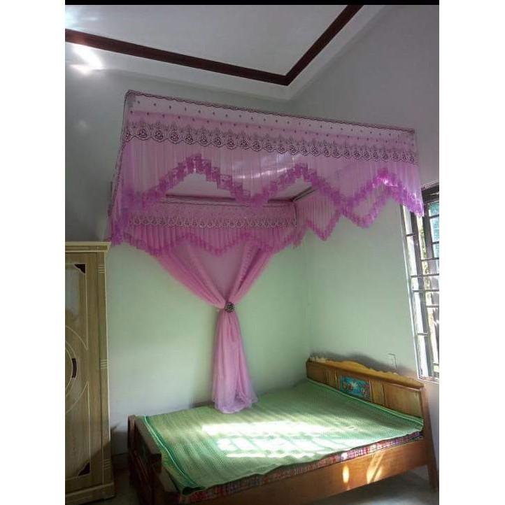 Màn khung voan lạnh ảnh thật m2 m6 m8 2m2 - Không kèm khung