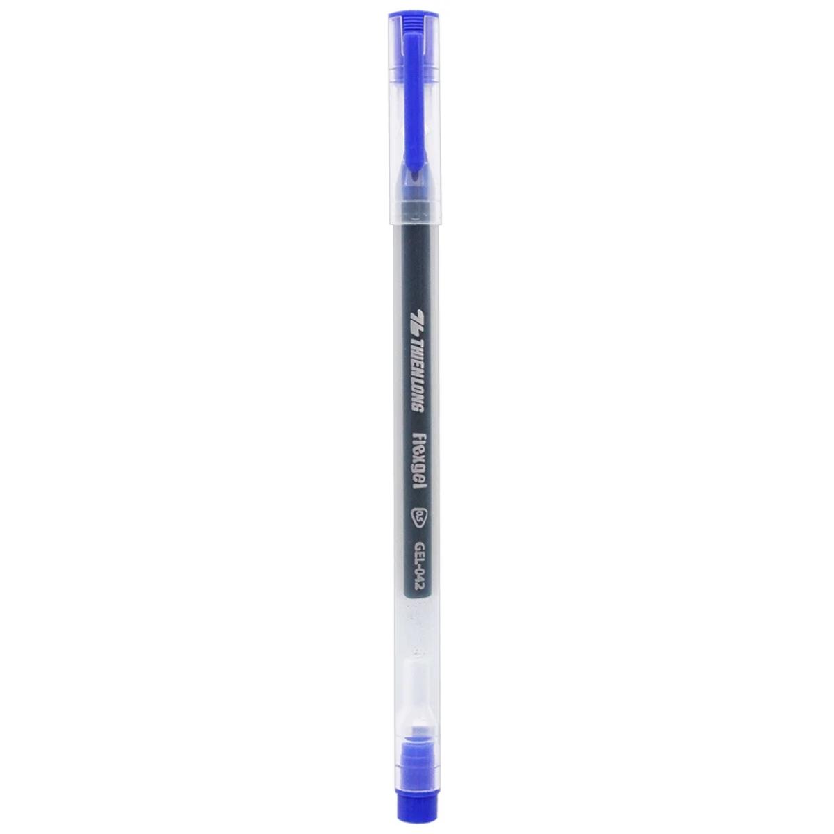 Hộp 20 Bút Gel Flexgel 0.5 mm - Thiên Long GEL-042 - Mực Xanh