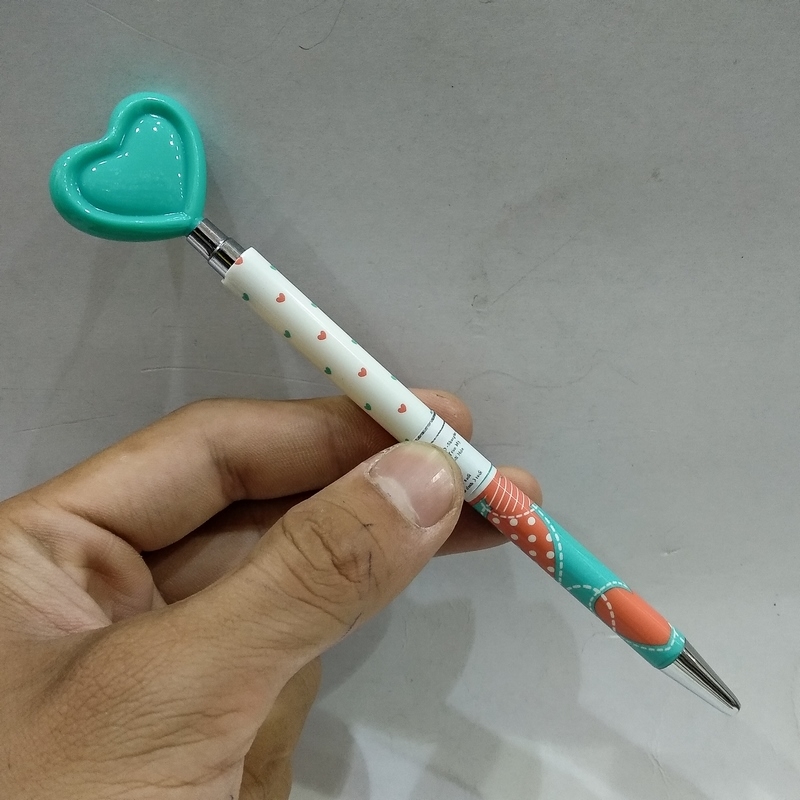 Bút Bi Màu Xanh M&amp;G ABP87575 - Mẫu 1 - Trái Tim Xanh