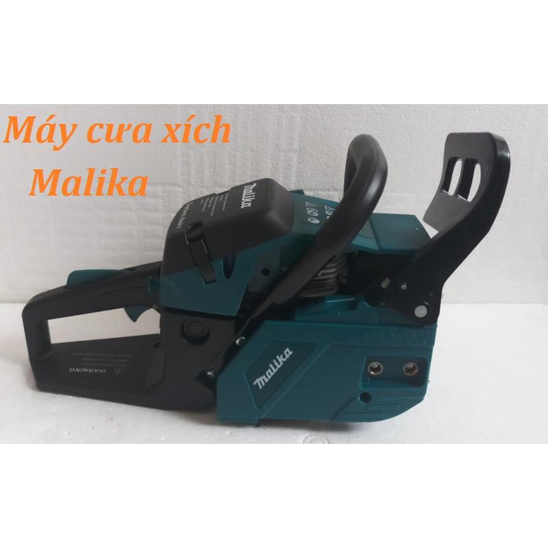 Máy cưa xích chạy xăng Malika, máy cưa xích công suất 2000w, 58CC