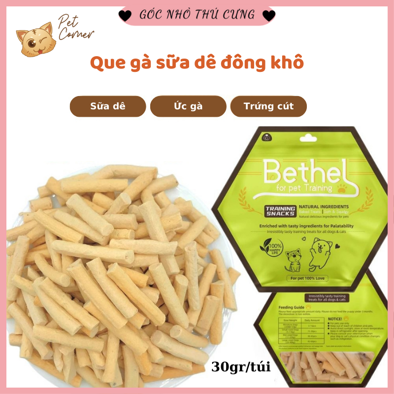 Bánh thưởng phô mai béo ngậy, giàu dinh dưỡng cho thú cưng