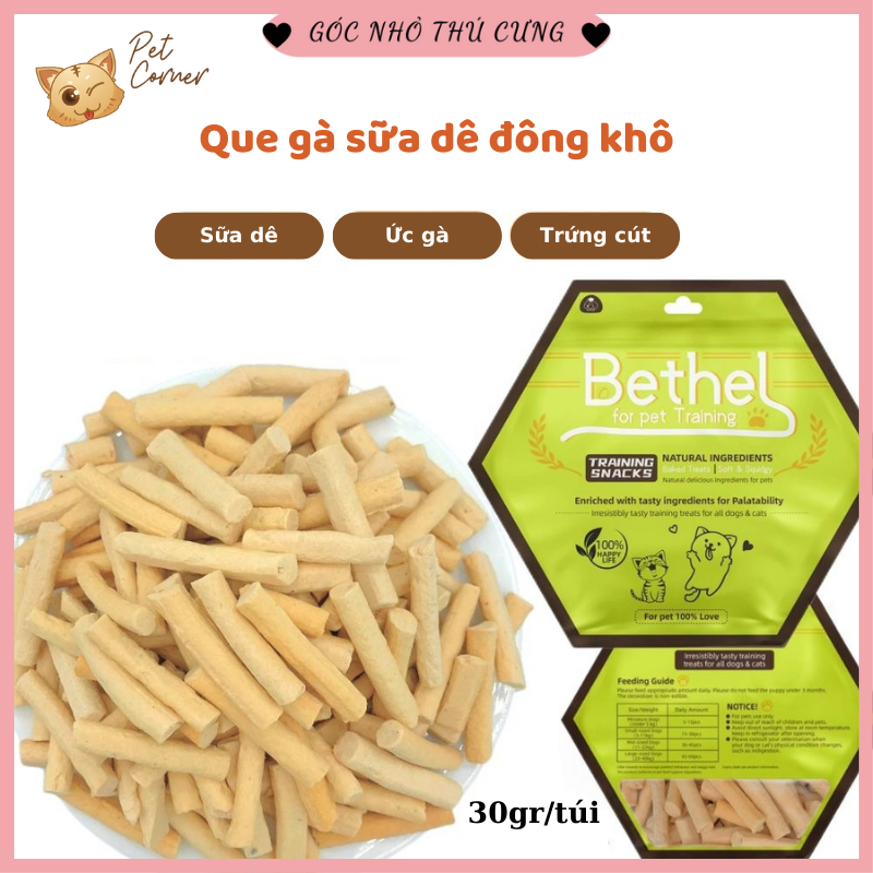 Bánh thưởng phô mai béo ngậy, giàu dinh dưỡng cho thú cưng (Snack cho chó mèo nhiều vị)