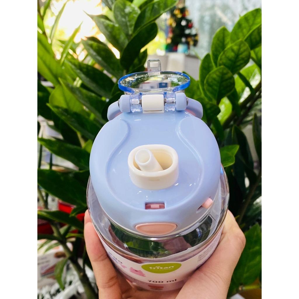 Bình Nước Kita Gummy 700 ml - Inochi HNK.BIKG.0700 - Màu Hồng