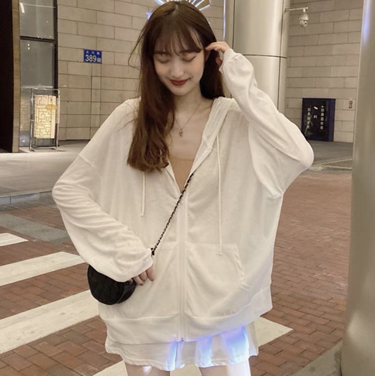 Sét Bộ Thu Đông Nữ Dài Tay Dáng Thụng Quần Sooc Năng Động