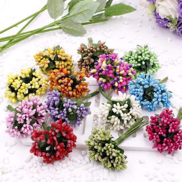 Nhụy làm vòng hoa đội đầu