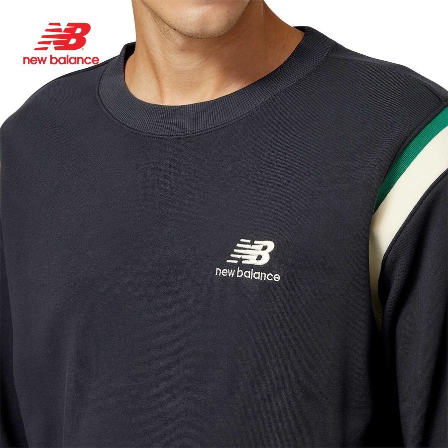 Áo nỉ thời trang nam New Balance APP LIFESTYLE SWEATSHIRT M PHANTOM - AMT23559PHM (form châu á)