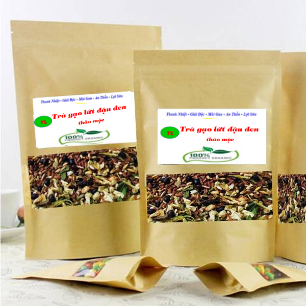 Trà gạo lứt đậu đen xanh lòng - Hỗ trợ giảm cân ,thanh nhiệt, mát gan, lợi sữa