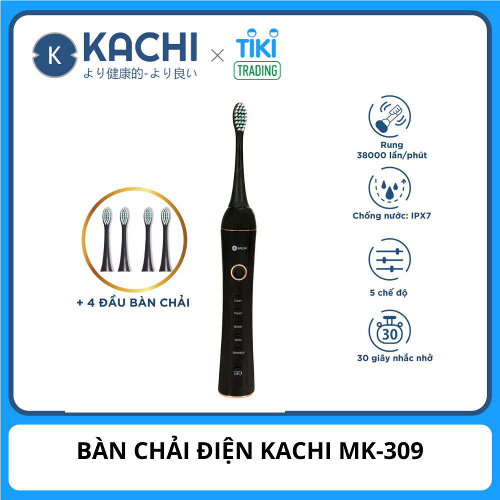 Bàn Chải Đánh Răng Điện Kachi Sonic MK309