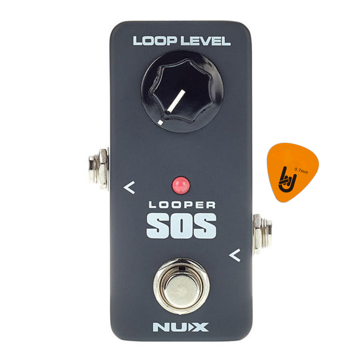 Phơ Guitar Nux SOS Loop Looper Mini Pedal FLP-2 ( Mini SOS Looper Pedal Portable Guitar Effect) - Kèm Móng Gảy DreamMaker