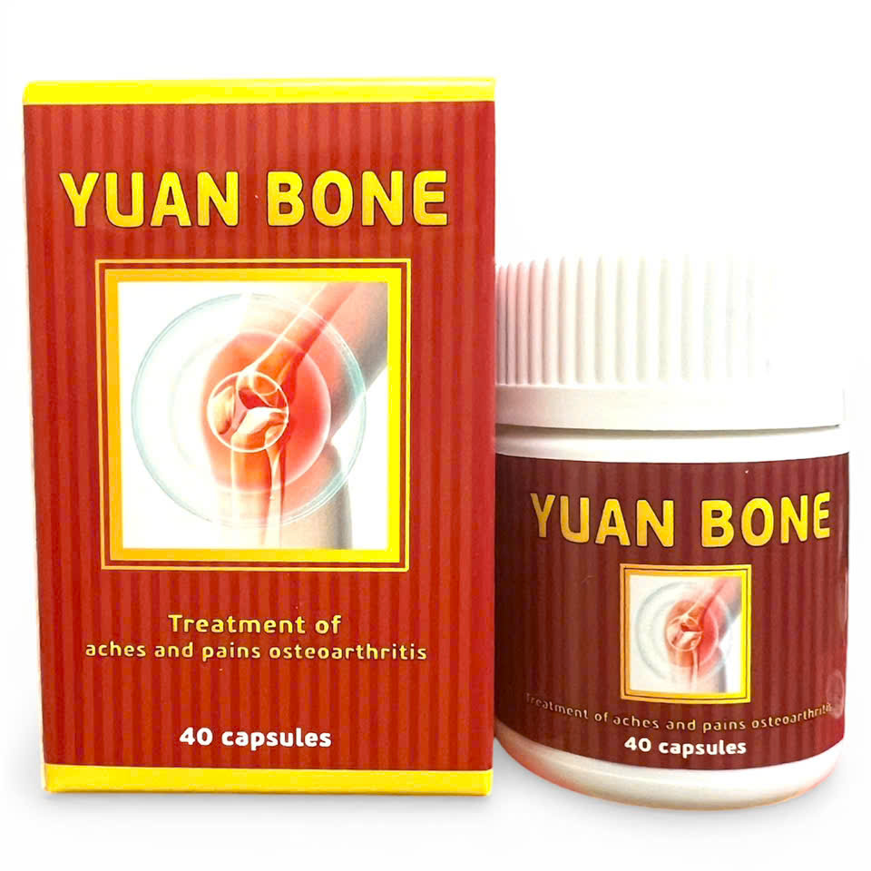 Viên uống Yuan Bone - Loại super siêu xịn - Hỗ trợ đau nhức xương khớp, tê bì chân tay, thiếu chất nhầy khớp gối, khô khớp, thoát vị đĩa đệm xuất xứ Malaysia - Mã số 1361