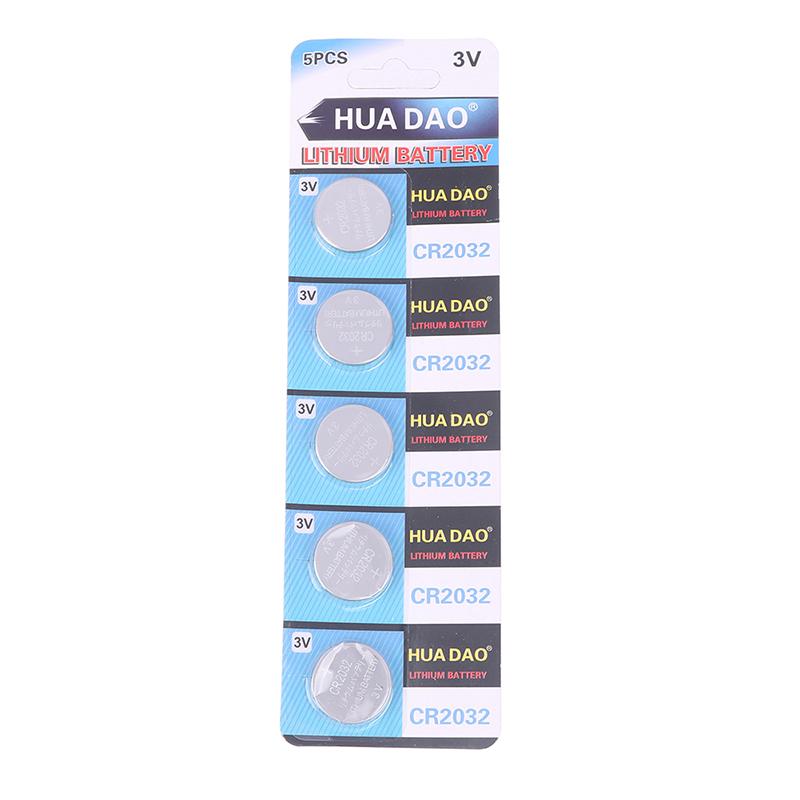 5 cái/lốc cr2032 Thương Hiệu Mới Tế Bào Nút Pin 3V Đồng Xu Lithium Đồ Chơi Máy Tính cr2032 Pin Nút màu sắc: C