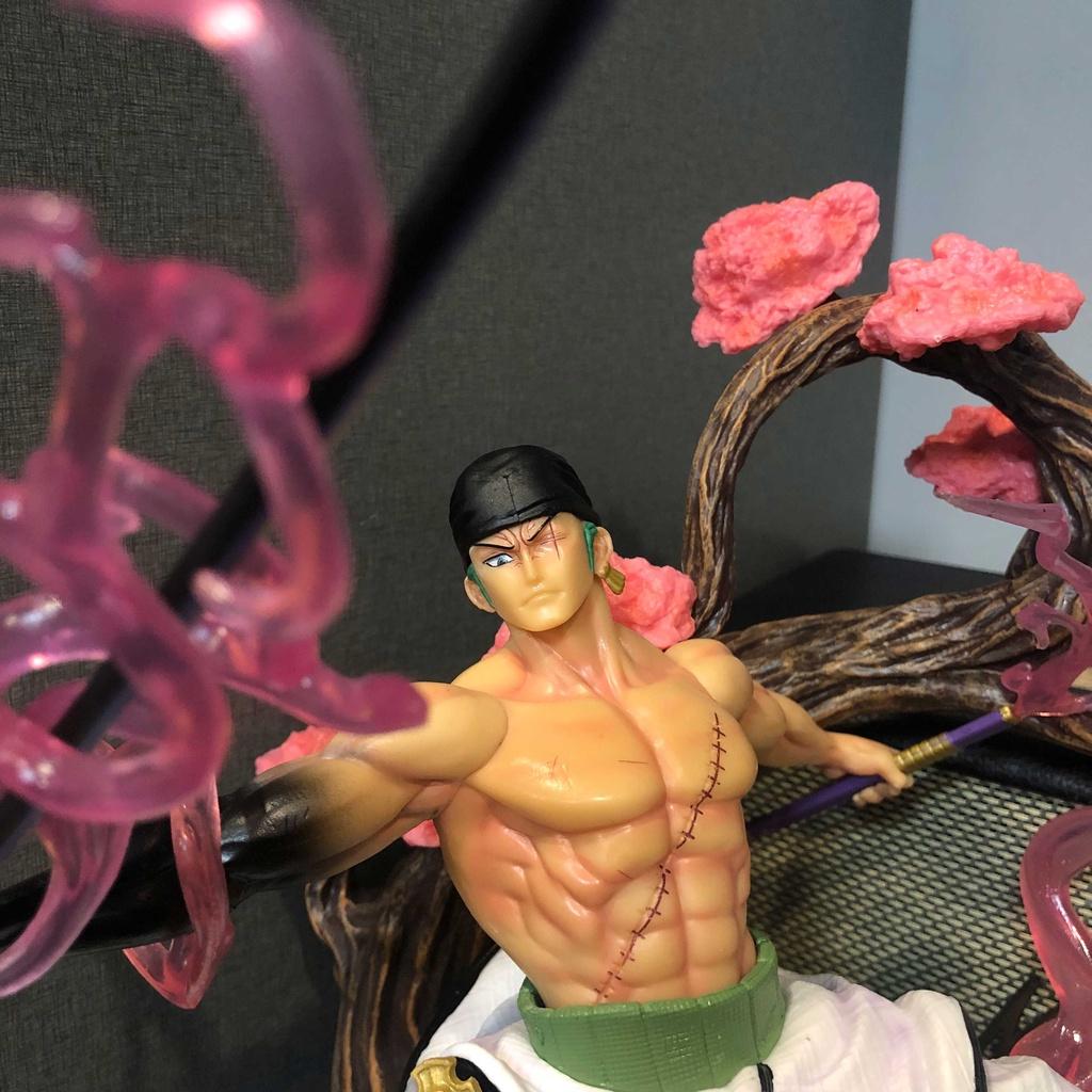 Figure / Mô hình Zoro Wano hoa anh đào 35 cm