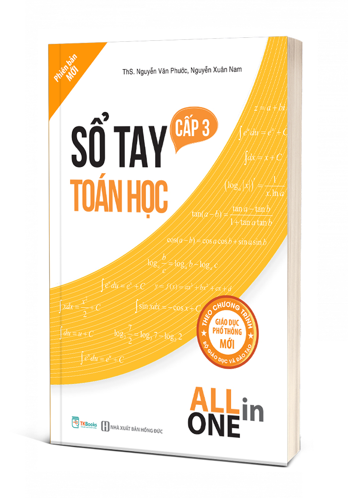 Sách All In One - Sổ Tay Toán Học Cấp 3