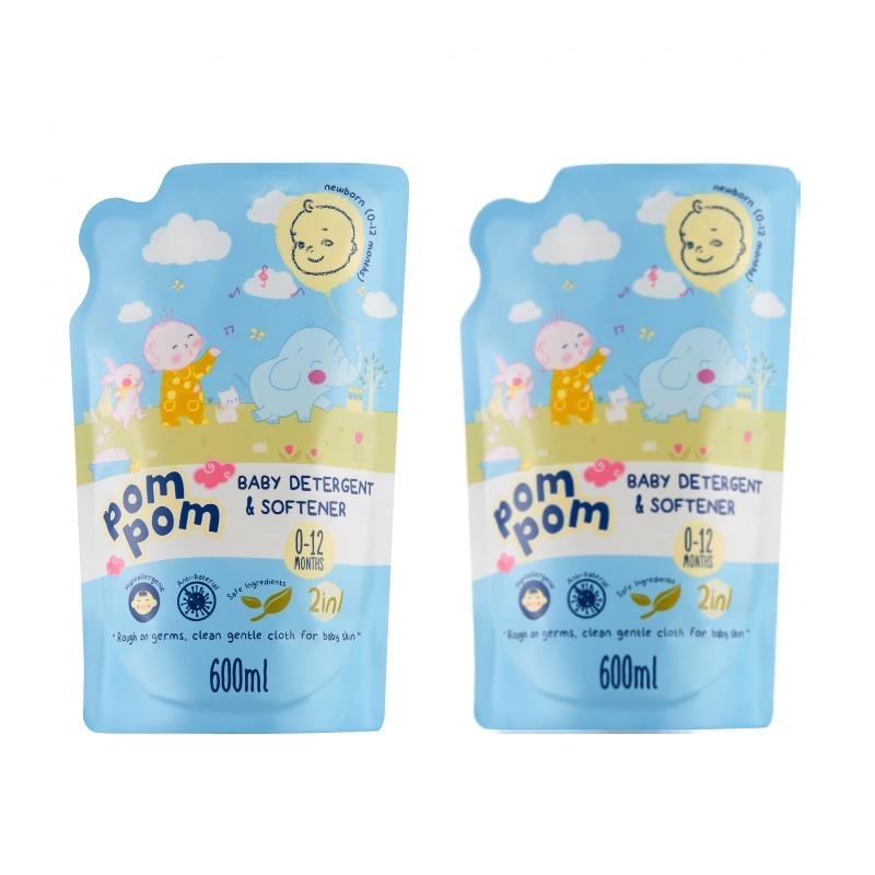 Nước giặt xả Pom Pom Newborn túi 600ml