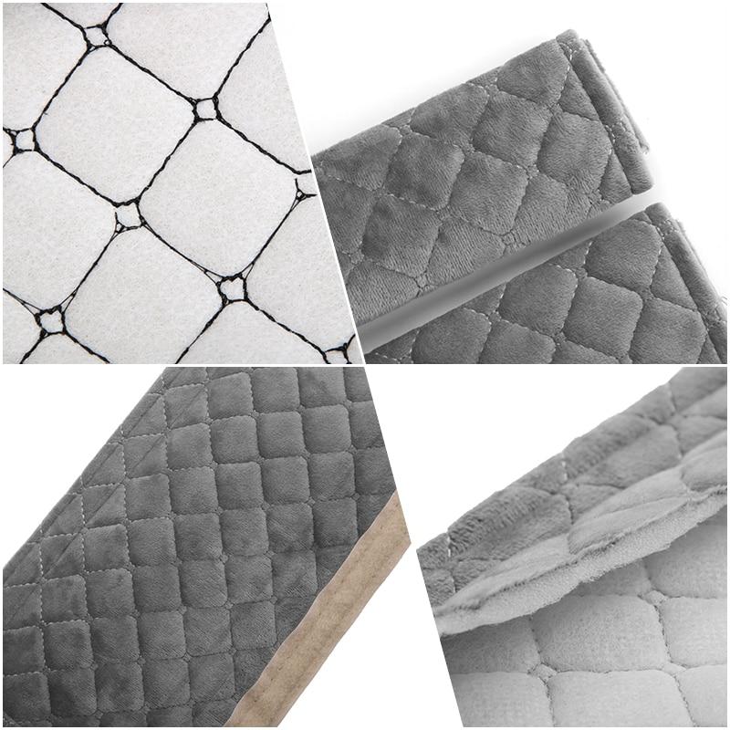 Set 2 vỏ bọc đệm dây đai an toàn xe hơi bằng vải bông mềm mại giữ ấm bảo vệ vai cho bé