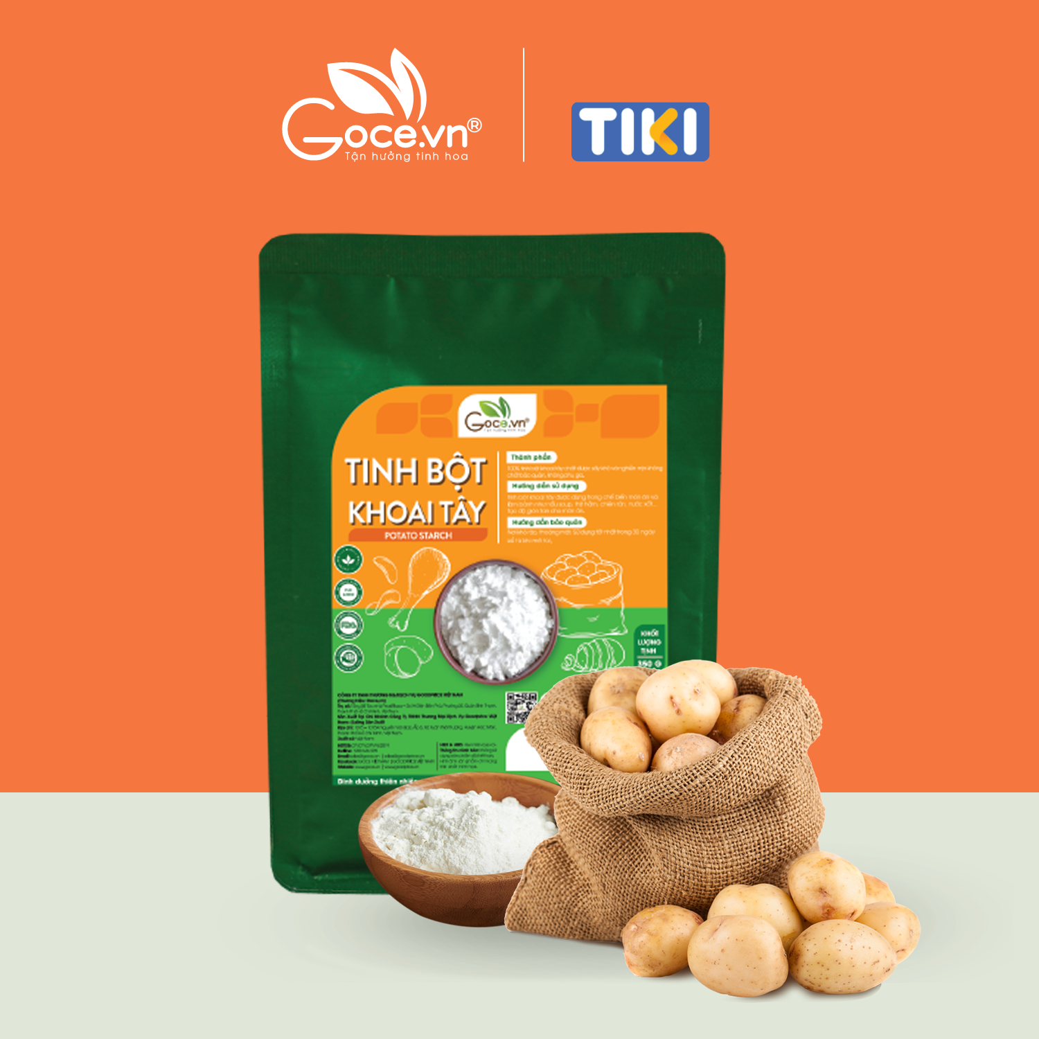 Tinh bột khoai tây Goce - 350g