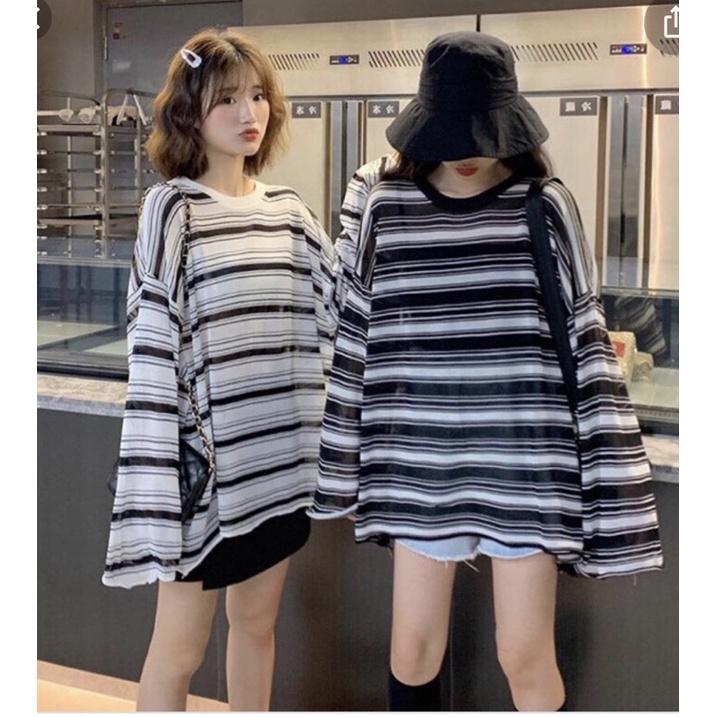 Áo kẻ tay bèo TT6