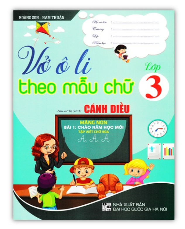 Sách - Vở Ô Li Theo Mẫu Chữ Lớp 3
