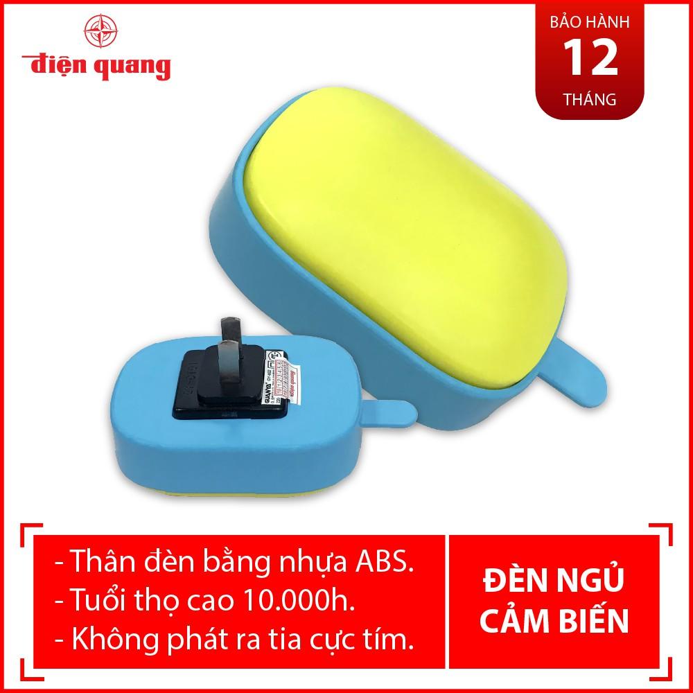 Đèn ngủ cảm biến LED Điện Quang ĐQ LNL08 WW Cảm biến quang, hình que kem, ánh sáng vàng