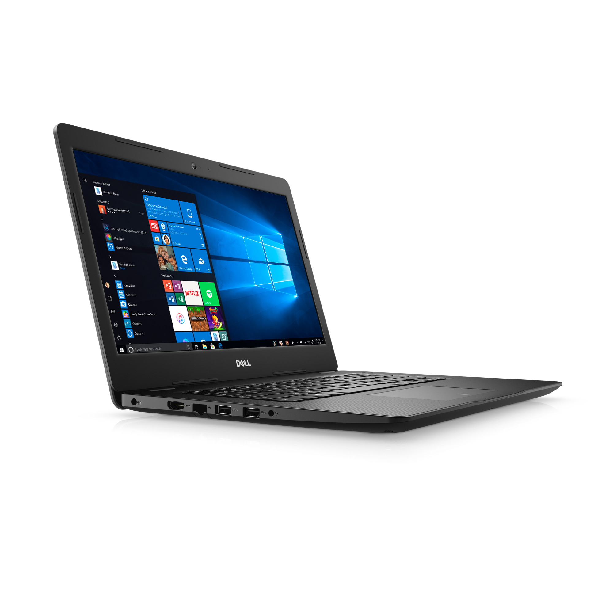 Laptop Dell Inspiron 3493 Core i3-1005G1 / RAM 4GB / SSD 128GB / 14 inch HD / Win 10 / 1.6kg - Hàng Nhập Khẩu Mỹ