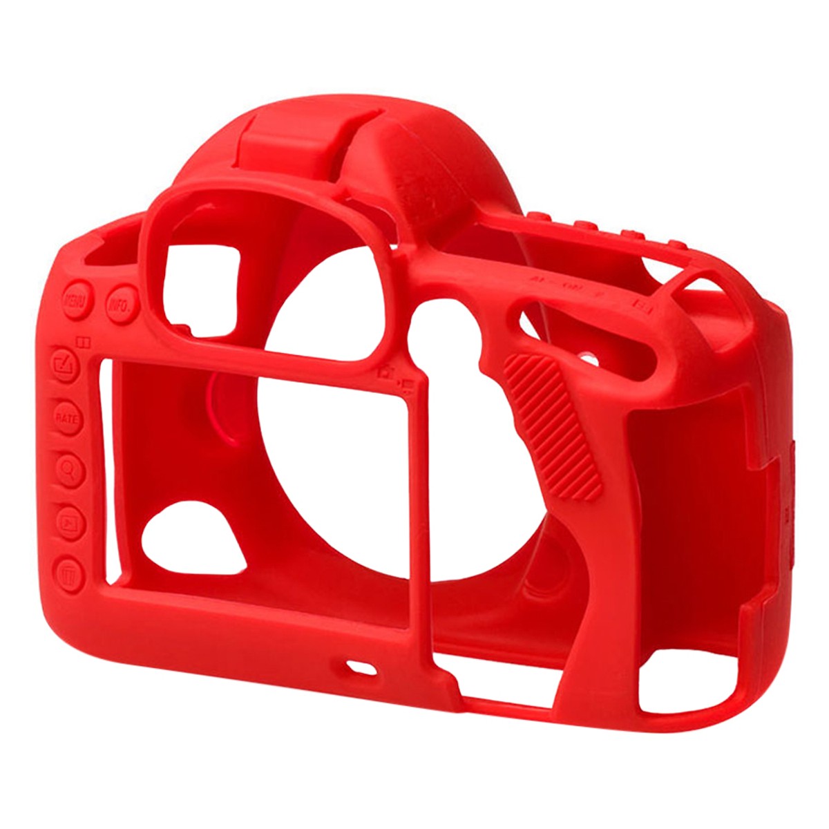 Bao Silicon Bảo Vệ Máy Ảnh Cover Cho Canon 5D Mark IV Đỏ