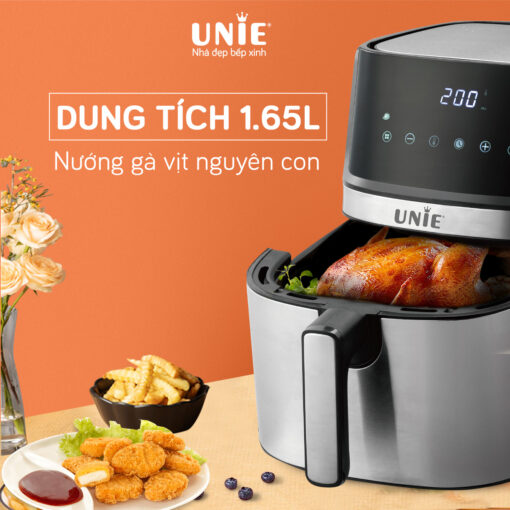 Nồi chiên không dầu UNIE UE-600 dung tích 6.5L công suất 1500W - Hàng chính hãng