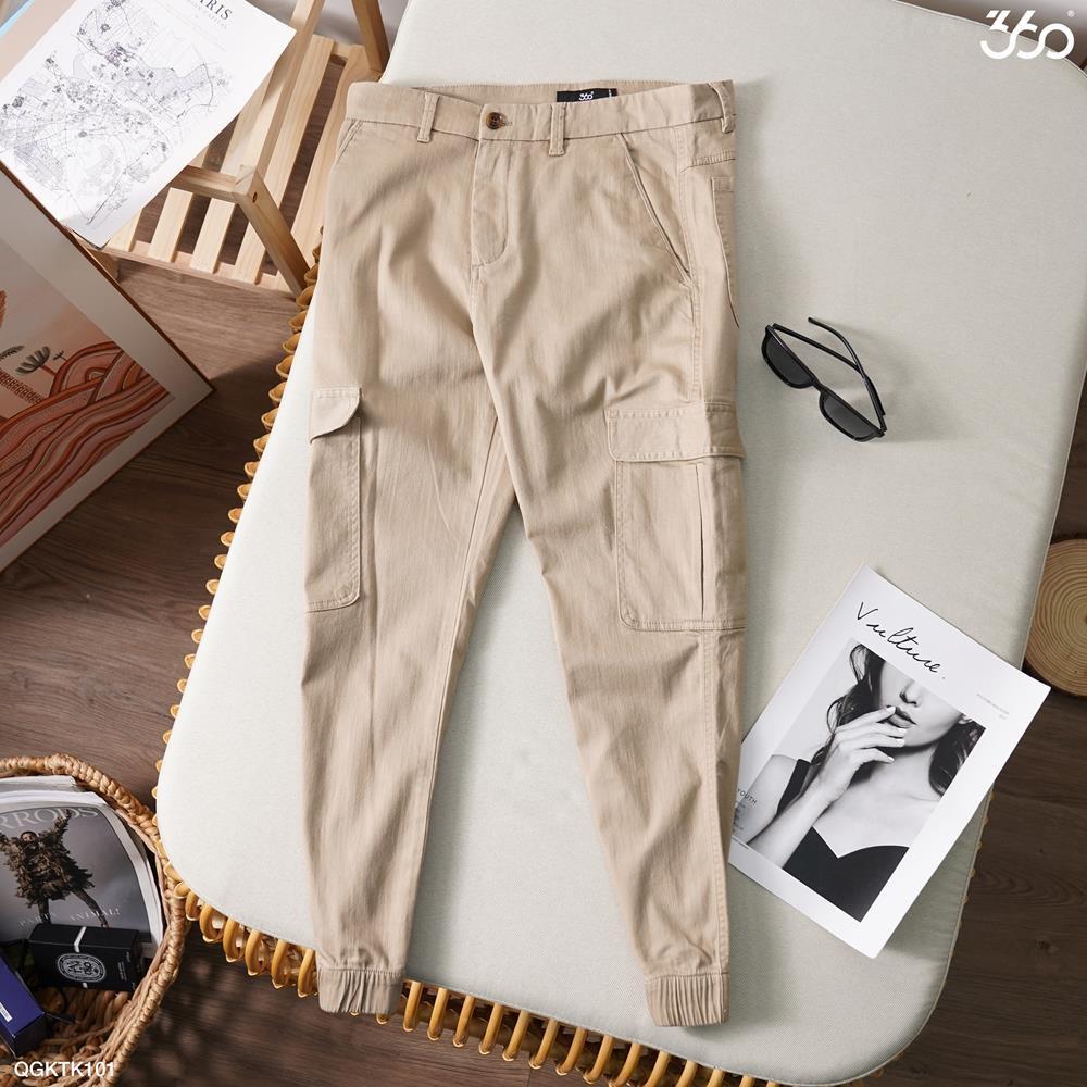 Sale Quần Jogger Kaki Nam 360 Boutique Quần Vải Nam Phong Cách - QGKTK101