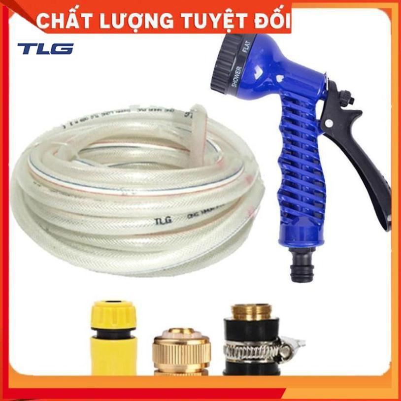 Bộ dây và vòi xịt tăng áp lực nước,rửa xe, tưới cây 15m  206843