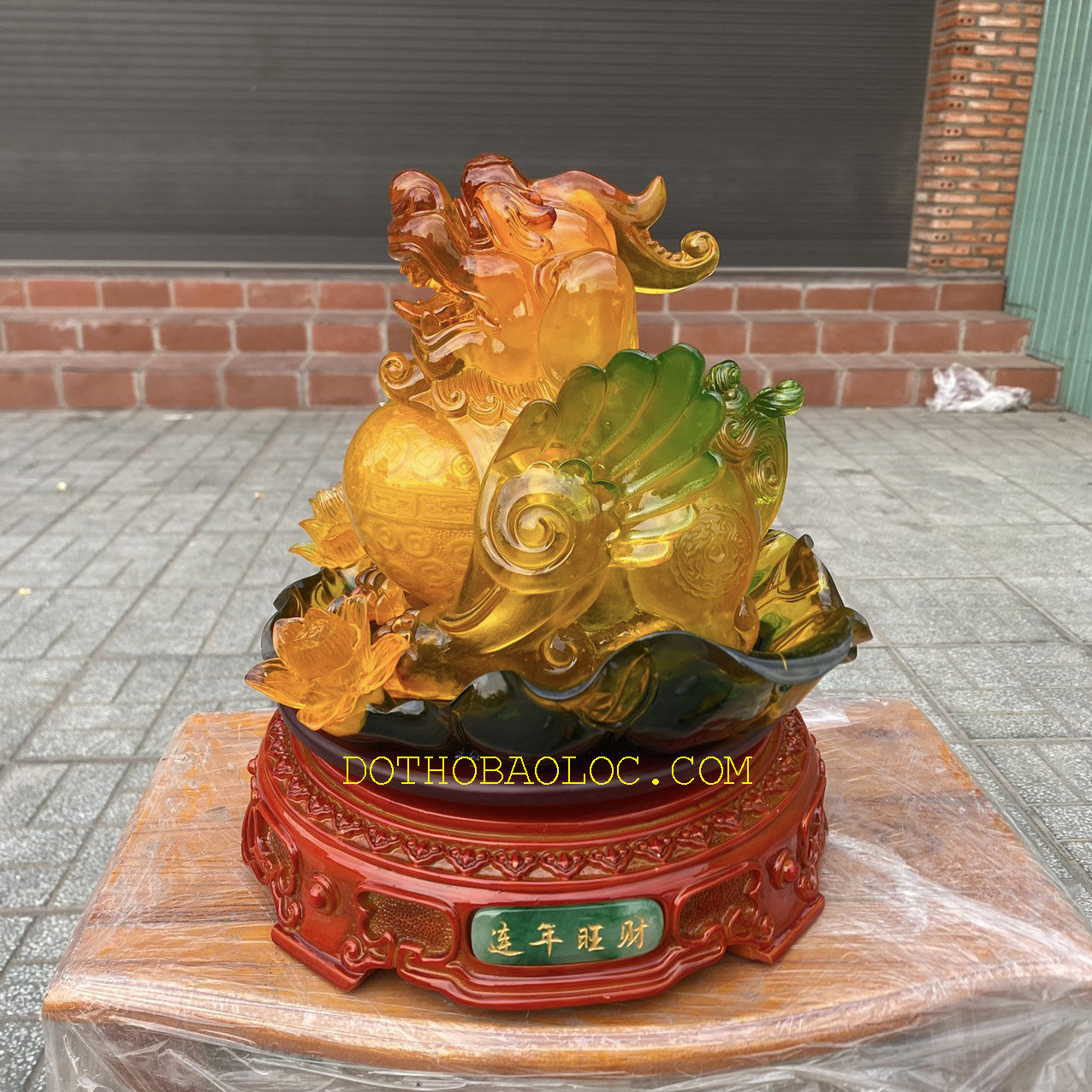 Tỳ hưu phong thủy đế xoay chiêu tài hút lộc cao 27cm