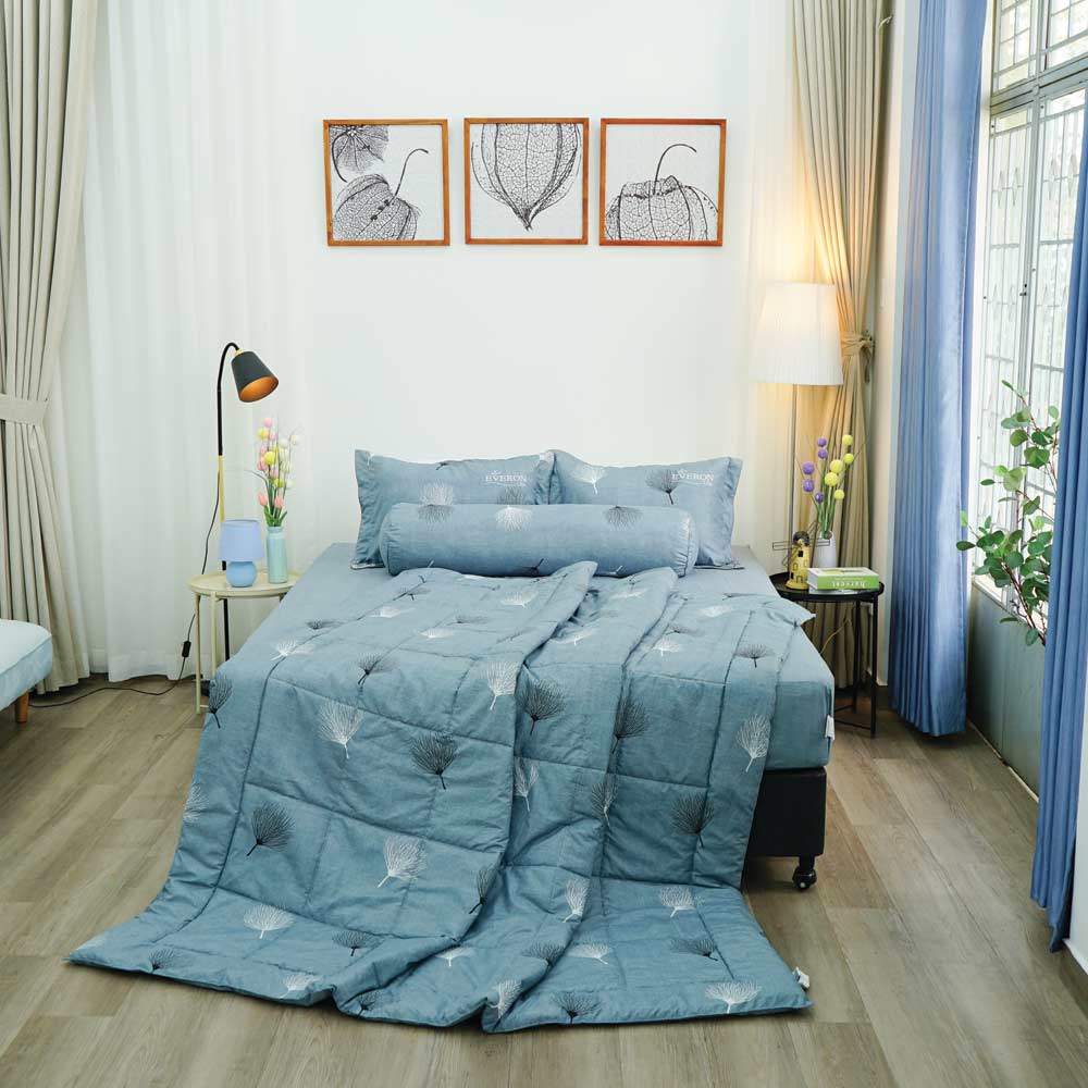 Chăn hè Microfiber Xám Đậm Everon Lite ELM204 200 x 220cm