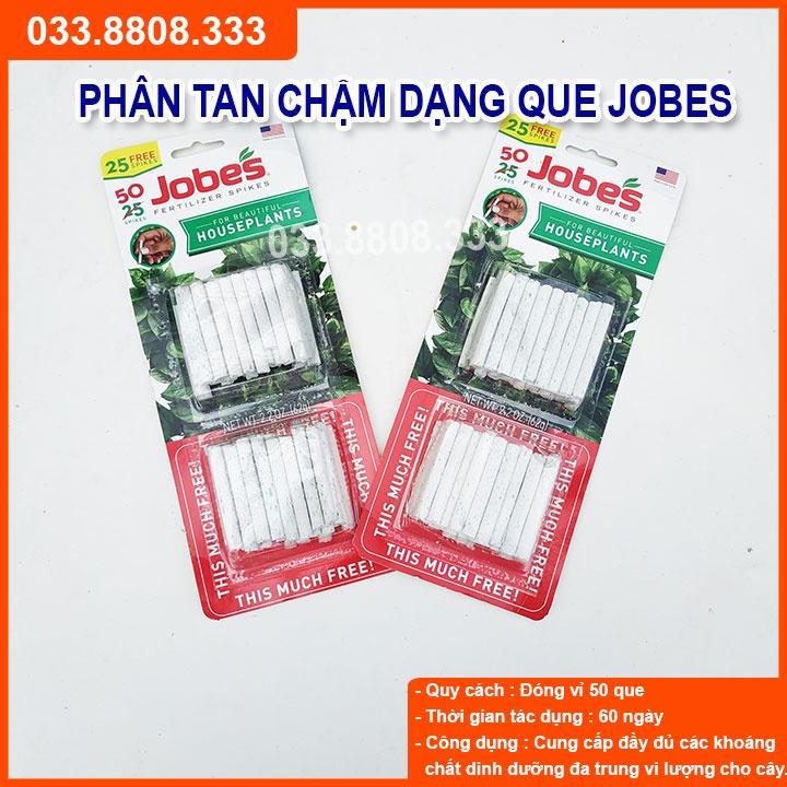 PHÂN BÓN QUE JOBES DÀNH CHO HOA LAN CÂY CẢNH