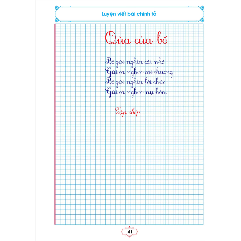 Luyện viết chữ thường cỡ nhỏ