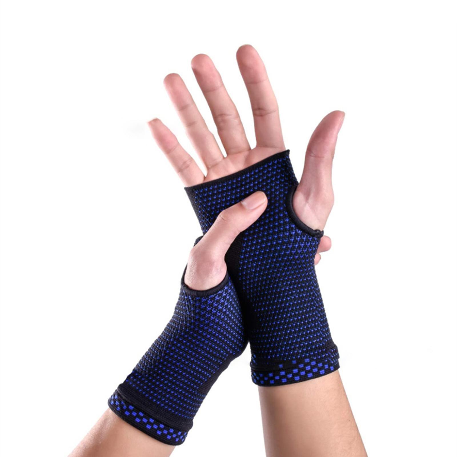 2x Professional Wrist Palm Support Compression Strap Weightlifting