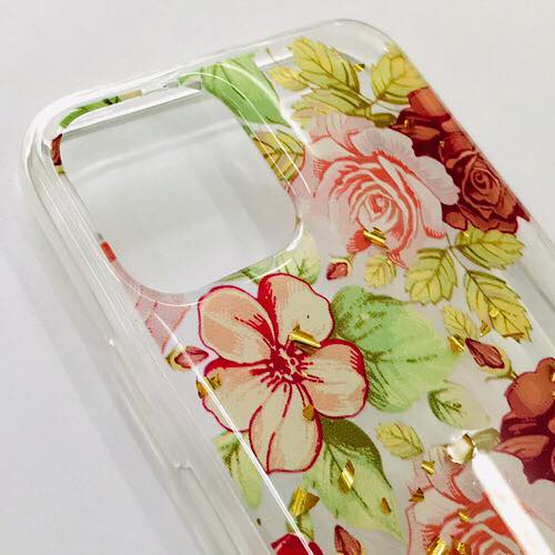 Ốp lưng cho iPhone 11 Pro Max hiệu i-KURA Bezel Flower Hb1 - Hàng nhập khẩu