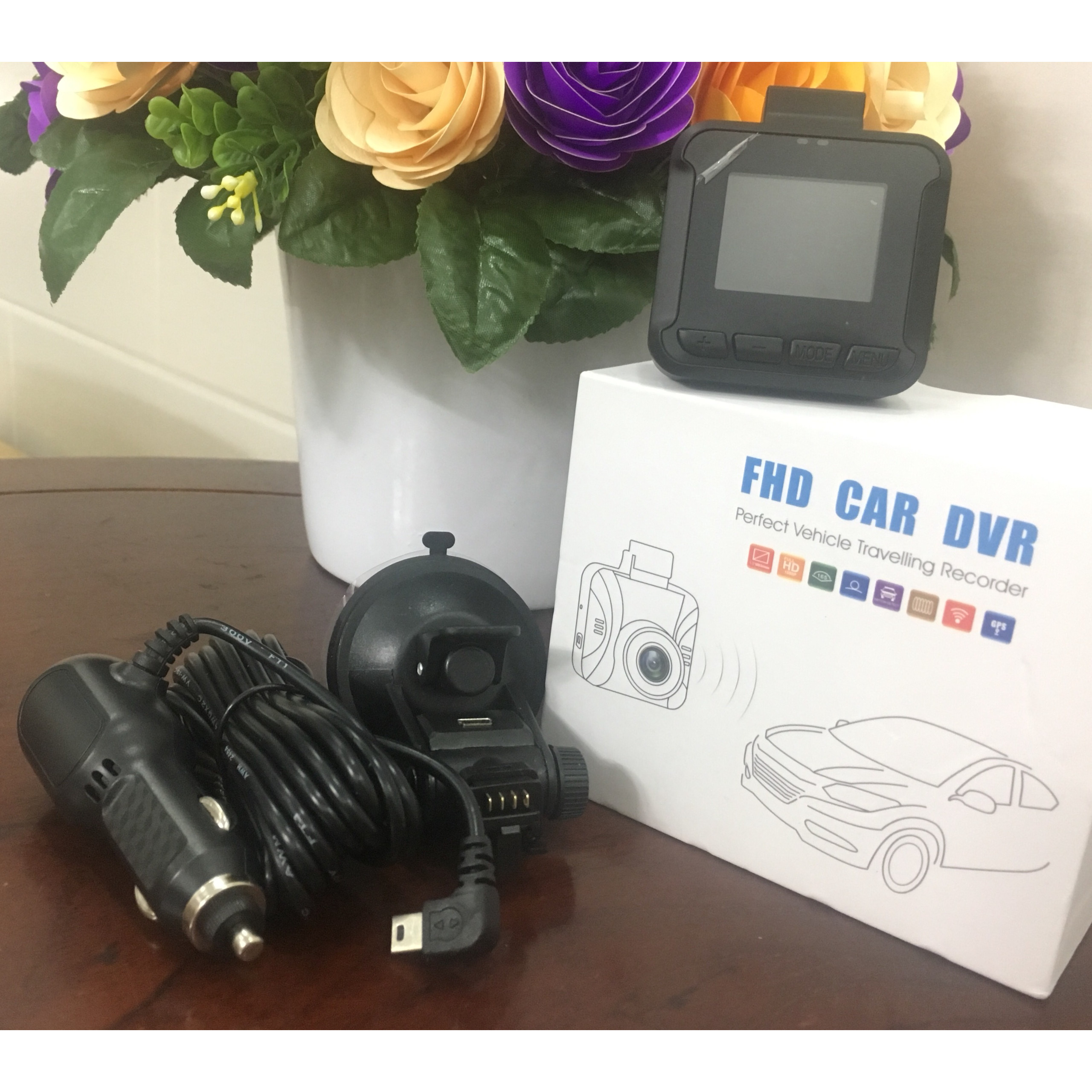 Camera hành trình 2K-G81 GPS đo tốc độ, kết nối điện thoại từ xa có tiếng việt ( THẺ NHỚ 16GB)