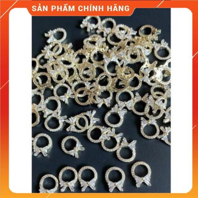 Phụ kiện đính móng tay cao cấp, charm nơ đá gắn móngThiên Di Nail