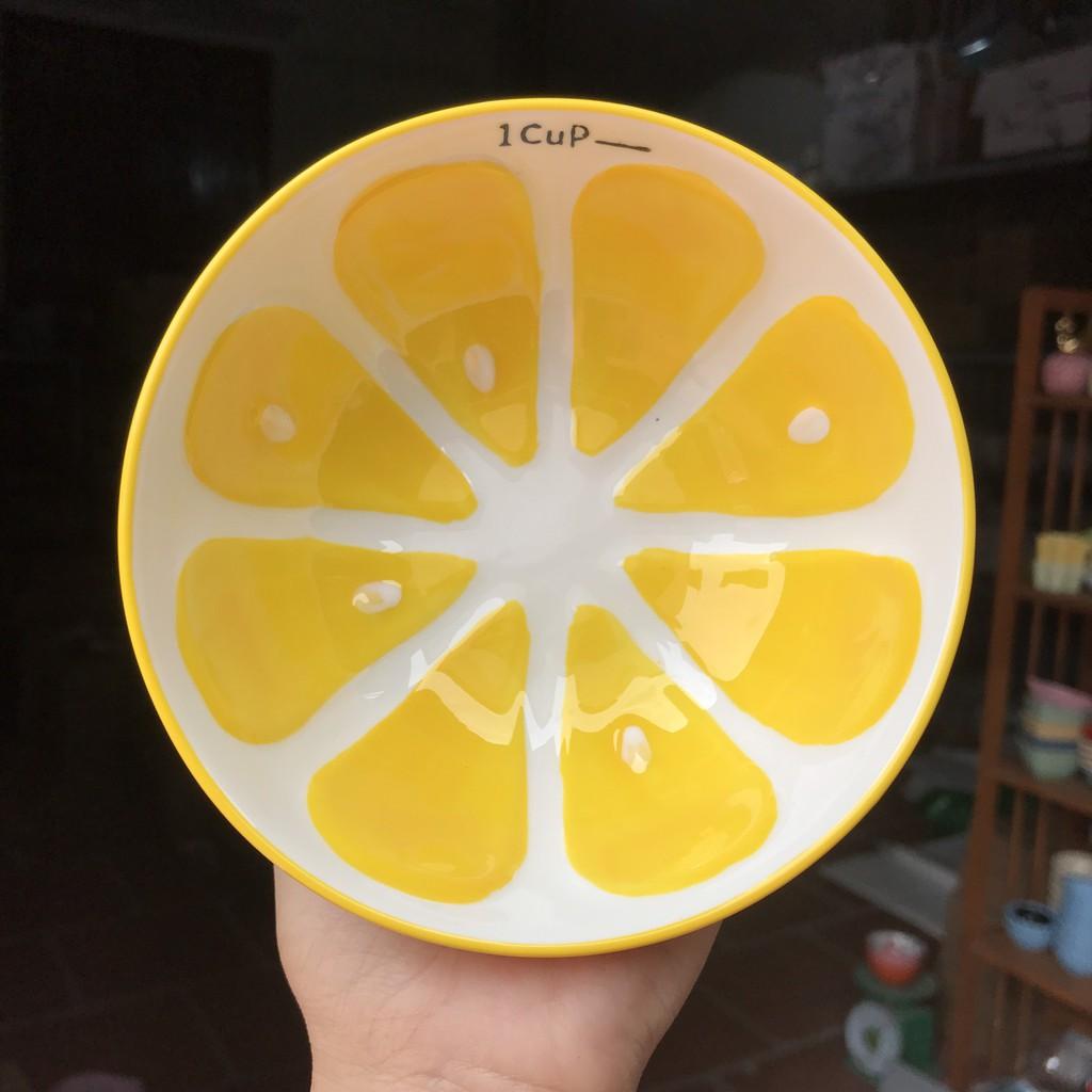 Set Bát Đĩa, Bộ Bát Đĩa Quả Chanh Vàng, Bát đĩa ăn cơm ăn mì, decor bàn ăn dễ thương