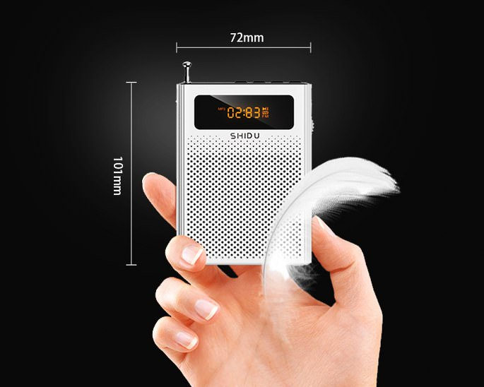 Mic + Loa trợ giảng không dây Shidu S616 mini chuyên nghiệp - Hàng nhập khẩu