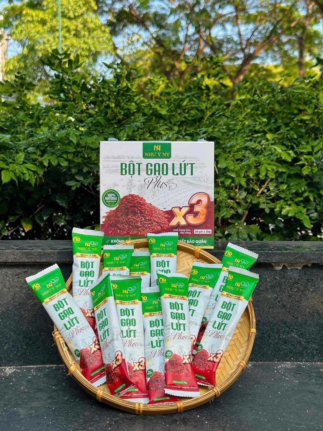 [mua 2 tặng 1] Bột Gạo Lứt Plus X3 Như Ý Dùng Thay Cho Bữa Ăn Hỗ Trợ Giảm Cân, Hỗ Trợ Giảm Mỡ Hộp 20 Gói