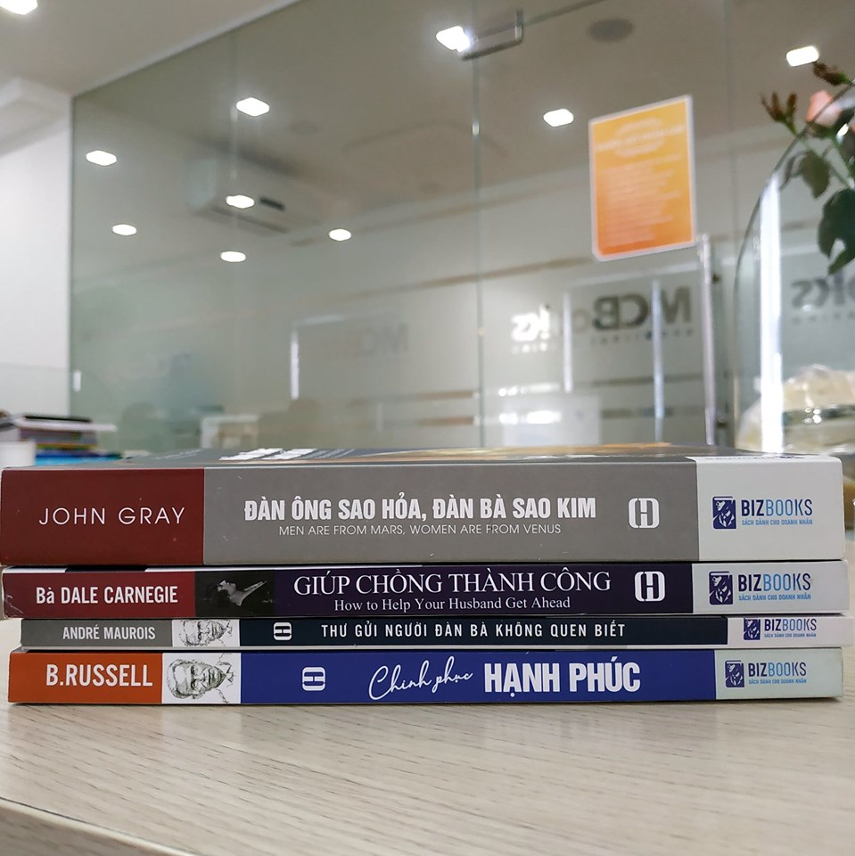COMBO NGƯỜI PHỤ NỮ KHÉO LÉO (Đàn ông sao hỏa, Đàn bà sao kim+Giúp chồng thành công + Thư gửi người đàn bà không quen biết + Chinh Phục Hạnh Phúc