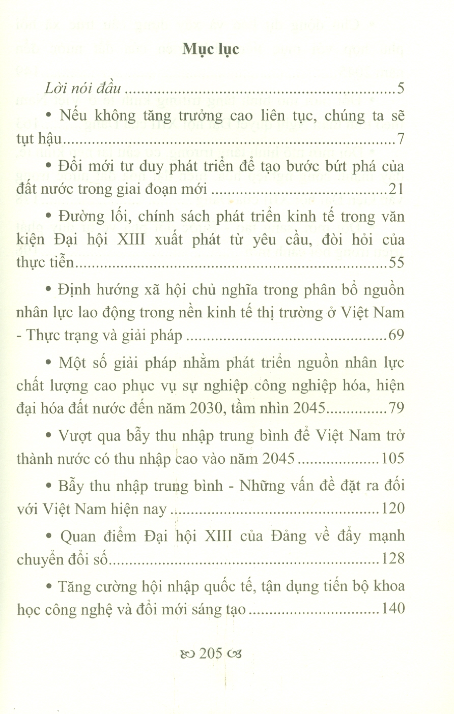 Vững Tin Vào Con Đường Đi Lên Chủ Nghĩa Xã Hội - Tụt Hậu Về Kinh Tế Và Bẫy Thu Nhập Trung Bình - Nguy Cơ Cần "Đặc Biệt Coi Trọng"