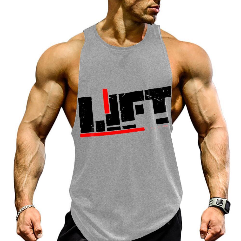 Áo Ba Lỗ Tập Gym Nam Vải Cotton Rộng Nách SA471