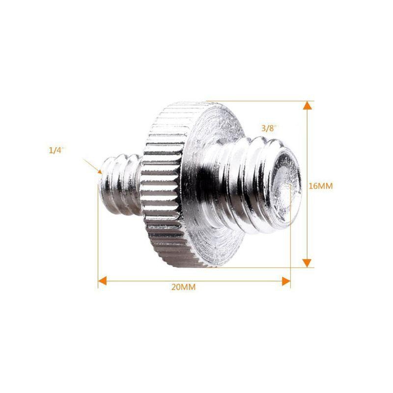 Đầu Chuyển Đổi 1 / 4 &quot;Sang 1 / 4&quot; Hoặc 3 / 8 &quot;Male Sang 1 / 4 / 3 / 8 Inch Cho Tripod