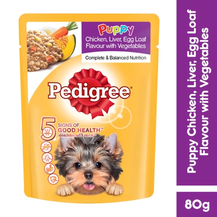 Pate PEDIGREE Dinh Dưỡng Cho Chó Con Pate PEDIGREE Puppy 80g - YonaPetshop